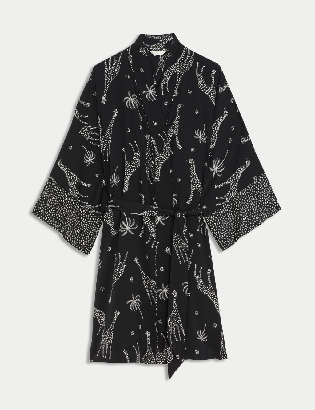 Dream Satin™ Printed Kimono Wrap 2 of 5