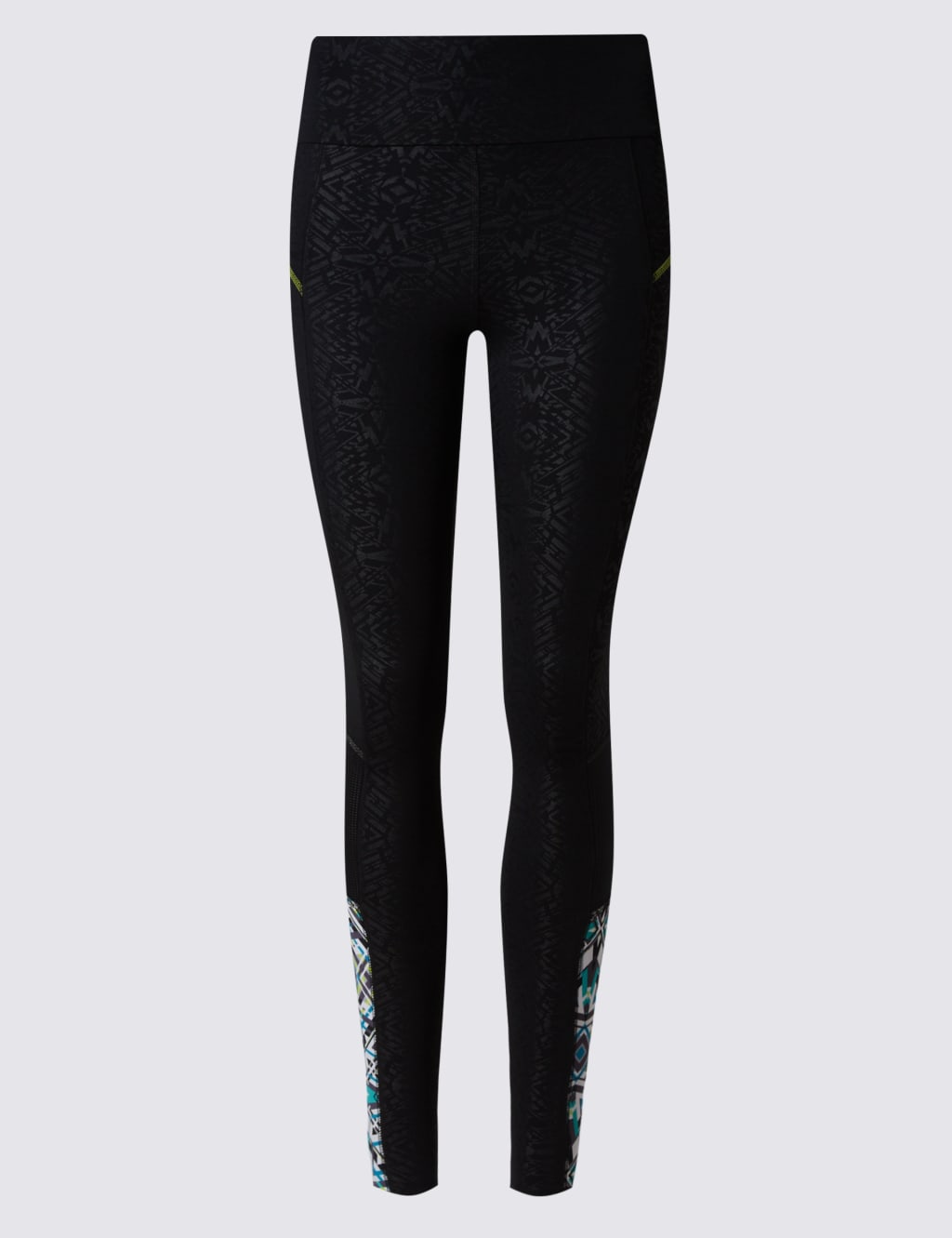 Geometric Print Panel Leggings 2 of 6