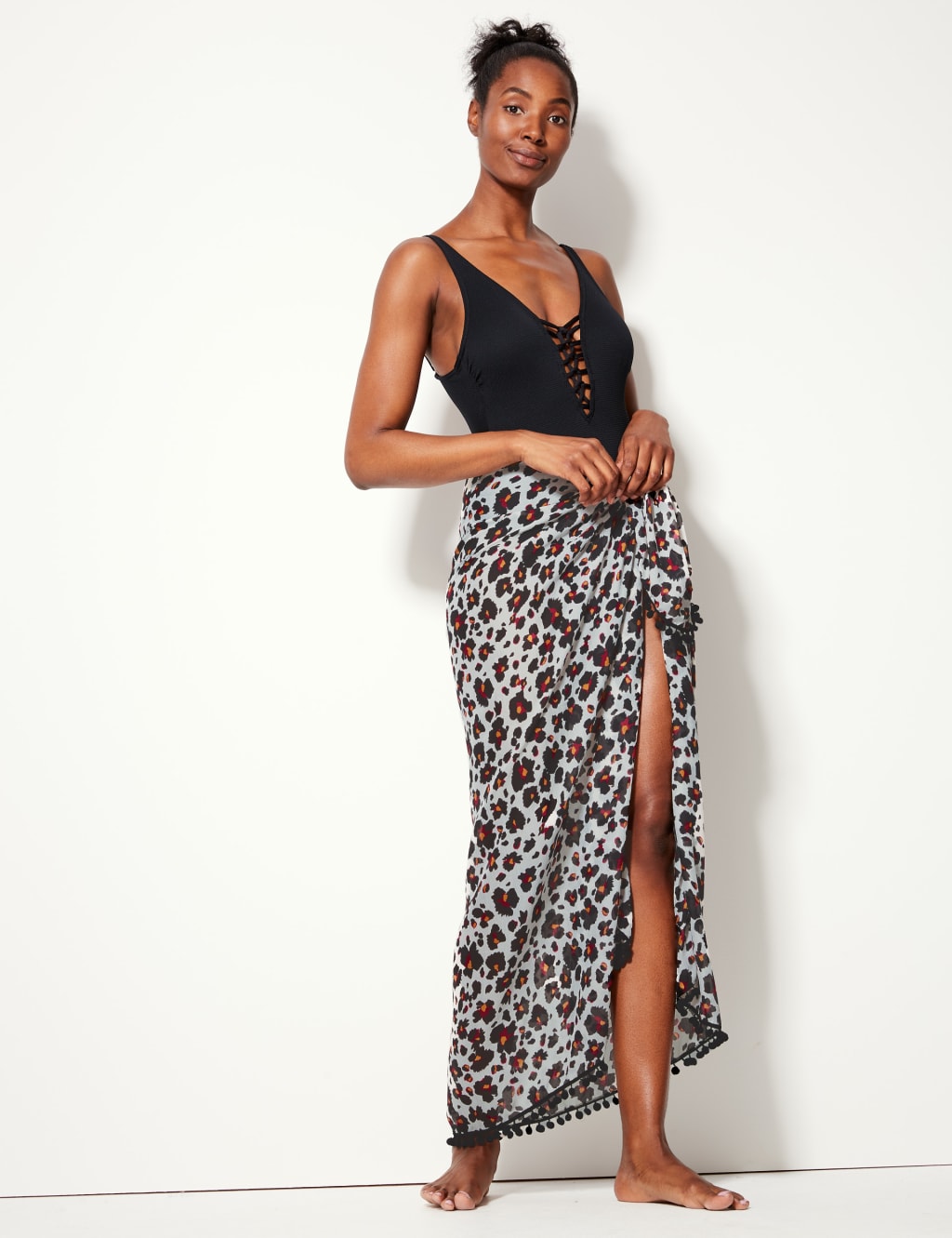 Animal Print Beach Sarong 1 of 4