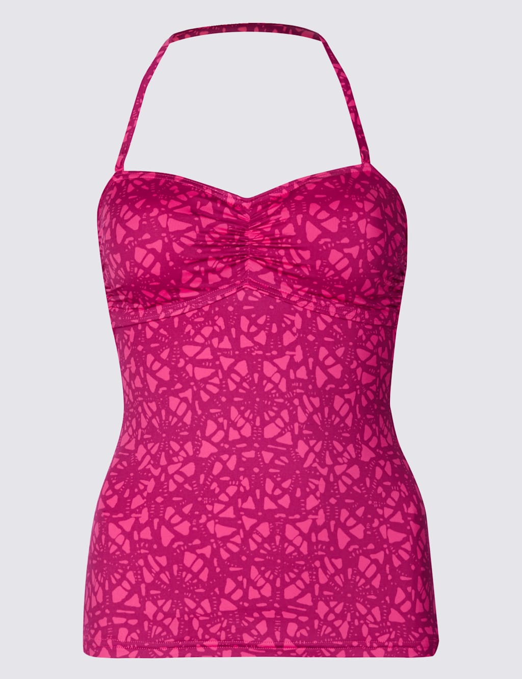 Secret Slimming™ Tile Print Tankini Top 2 of 5
