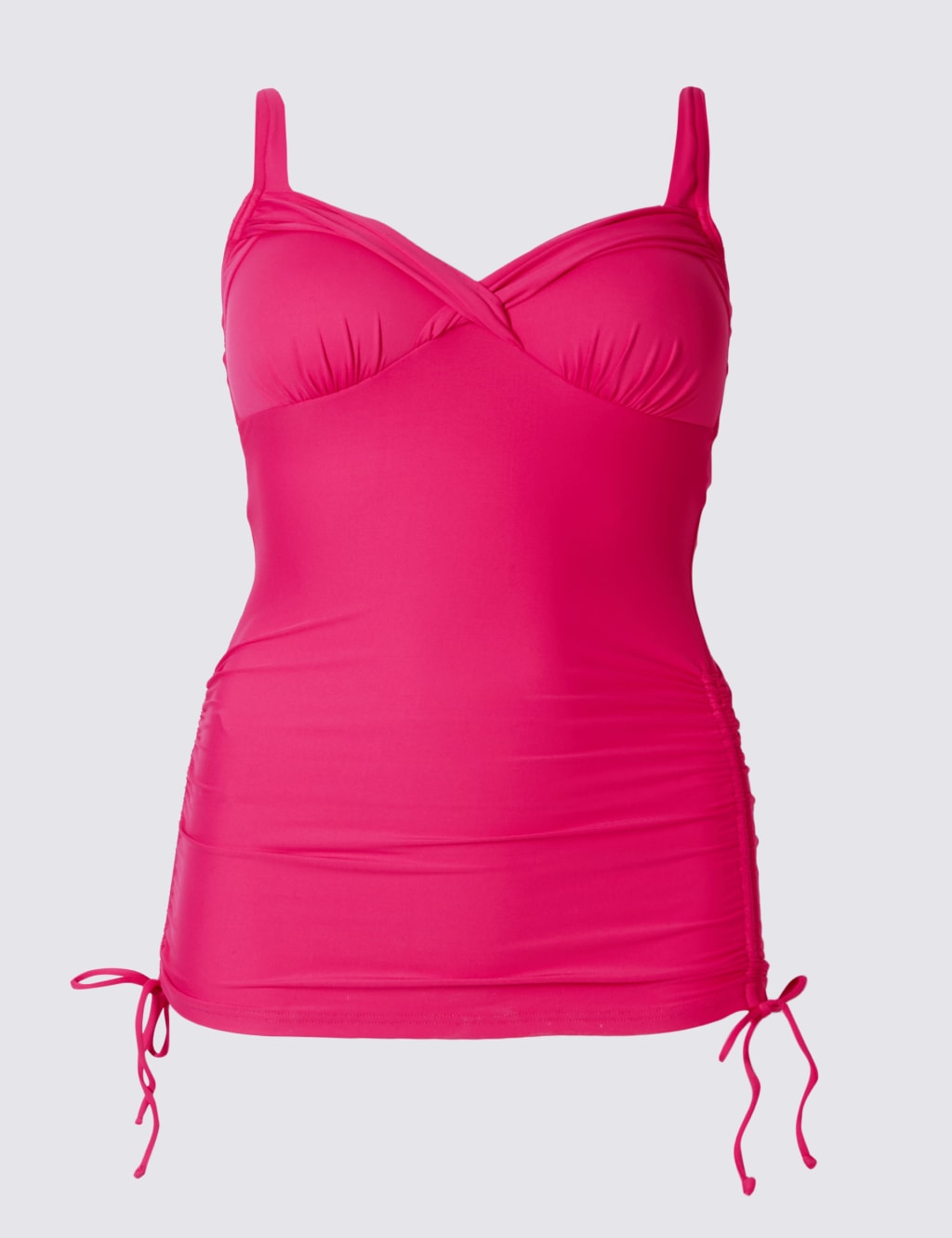 Twisted Ruched Tankini Top 2 of 4