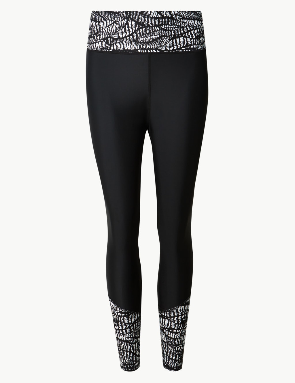 Monochrome Print Swim Leggings 2 of 5