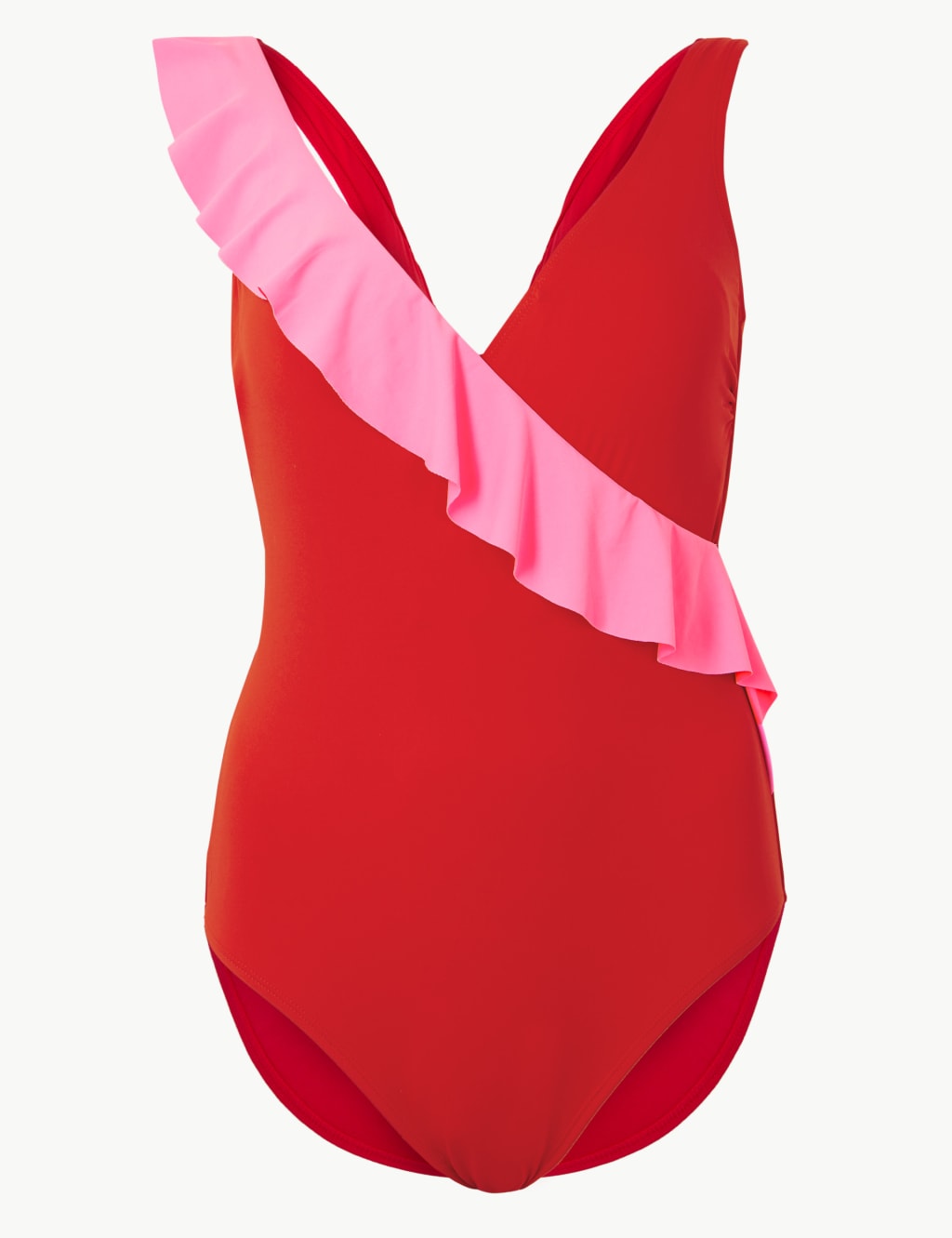 Secret Slimming™ Ruffle Plunge Swimsuit 2 of 4
