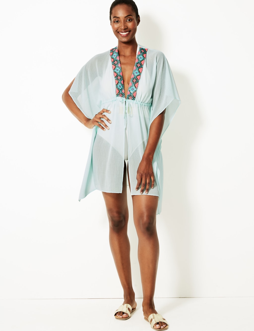 Beaded Beach Kaftan M S Collection M S
