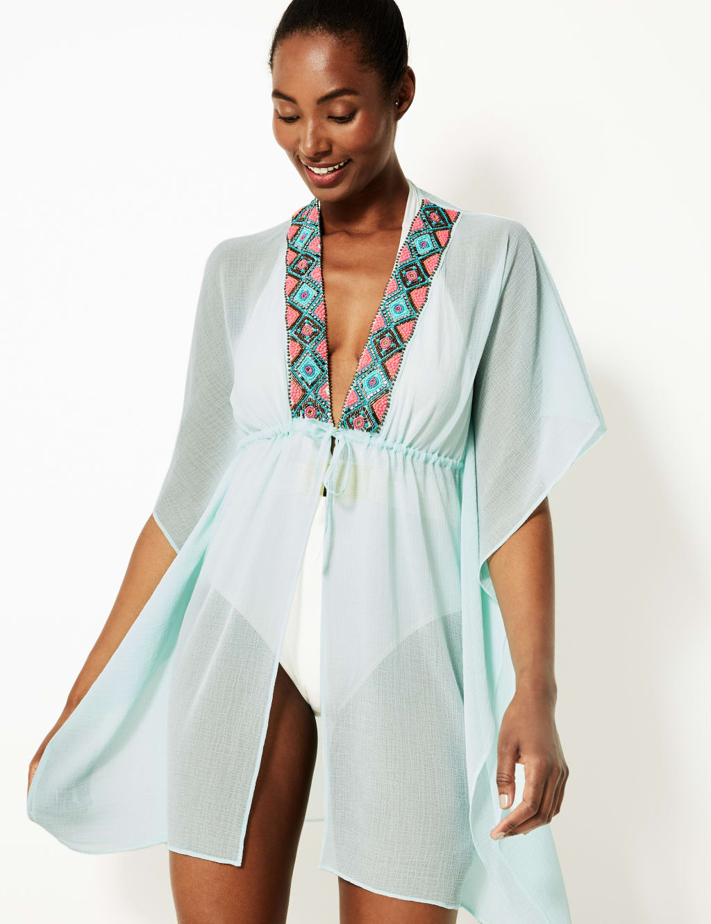 Beaded Beach Kaftan 3 of 4