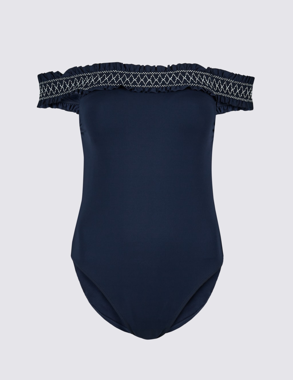 Secret Slimming™ Stitched Bardot Swimsuit 2 of 3