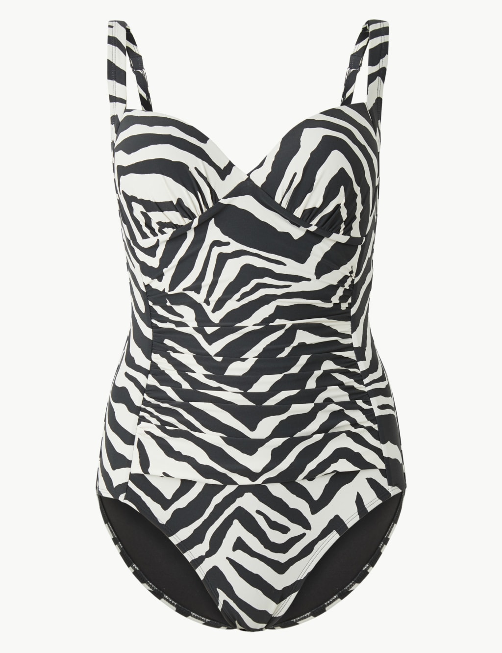 Secret Slimming™ Zebra Print Plunge Swimsuit 2 of 4