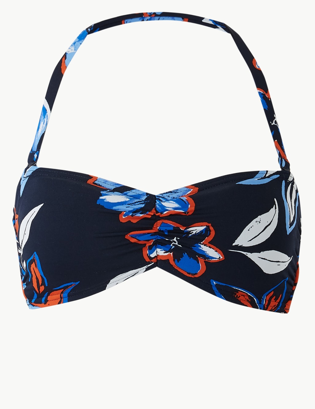 Floral Print Bandeau Bikini Top 2 of 4