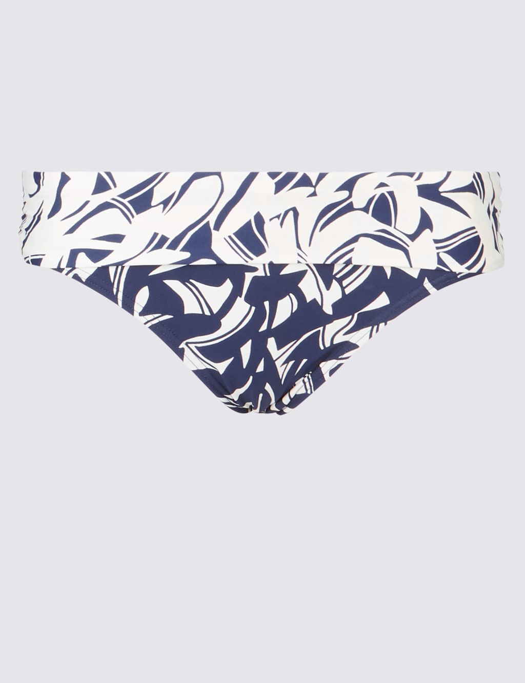 Printed Roll Top Bikini Bottoms 2 of 4
