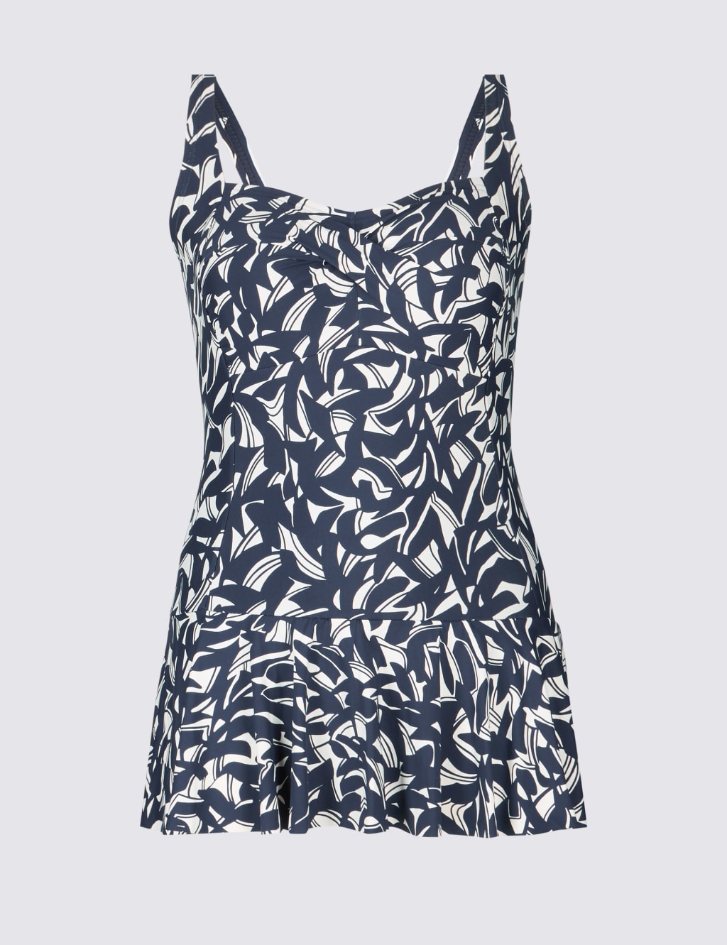 PLUS Secret Slimming Skirted Swimsuit M S Collection M S