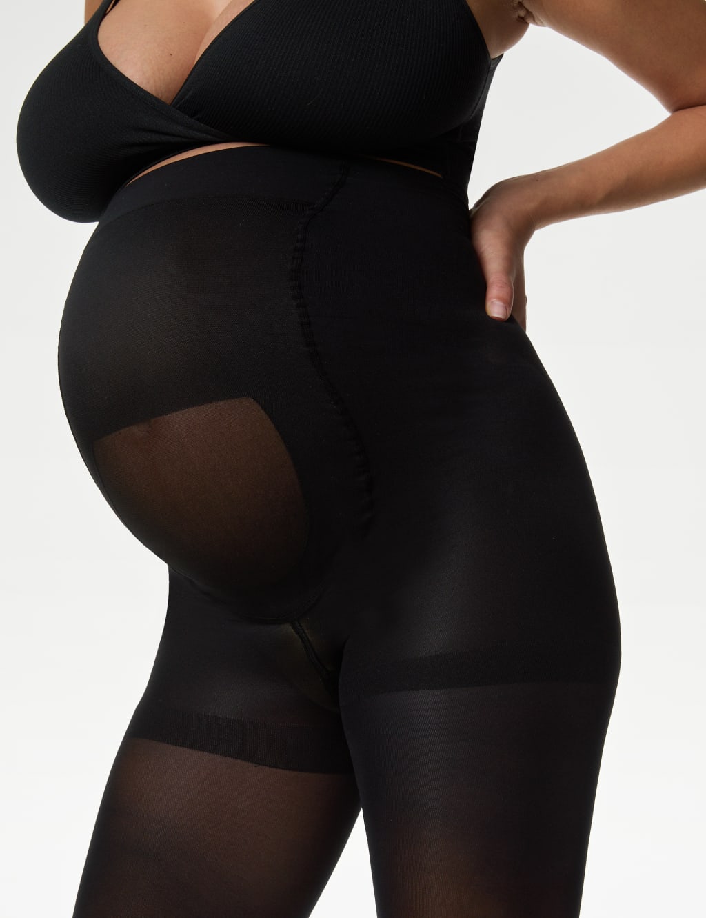 2pk 40 Denier Body Sensor Maternity Tights 3 of 4