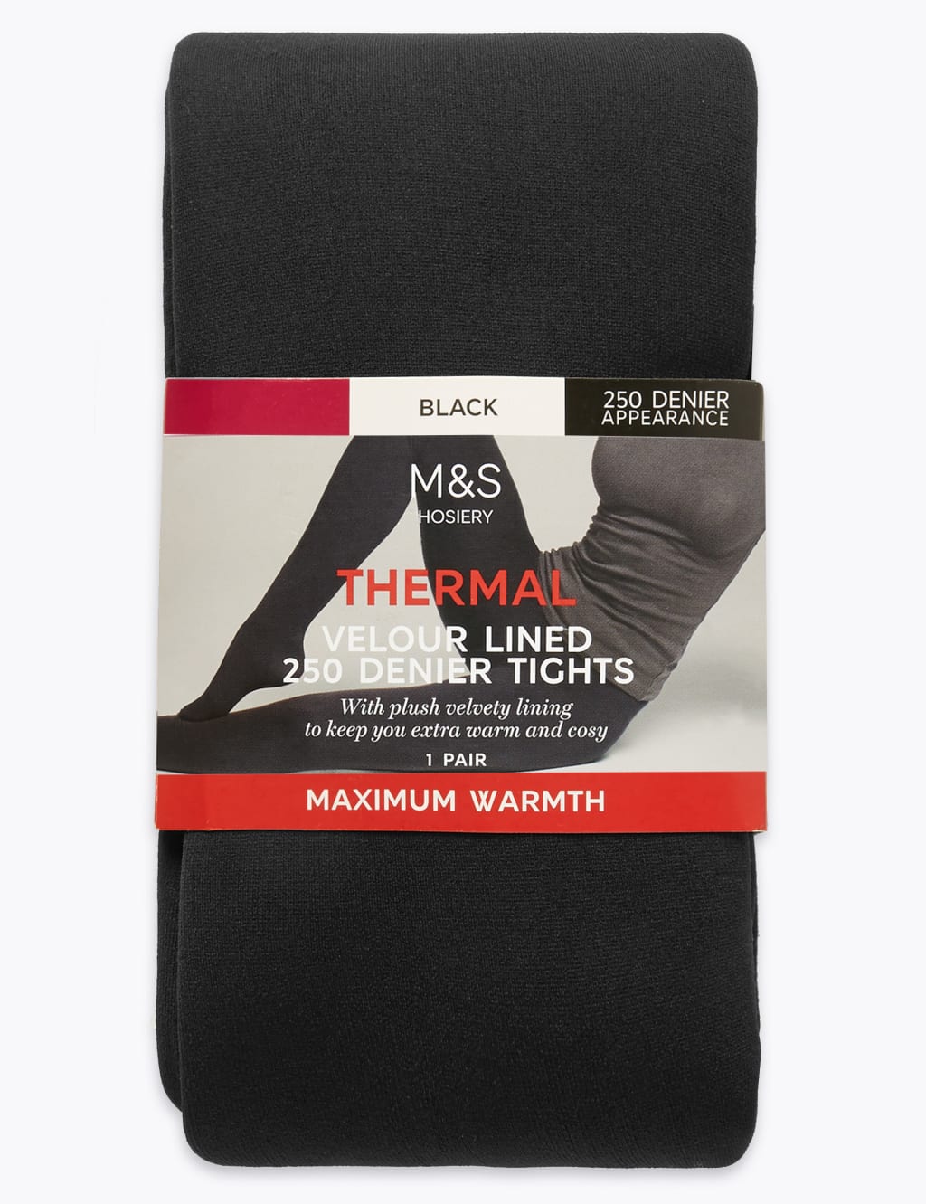 250 Denier Thermal Fur Lined Tights M S Collection M S