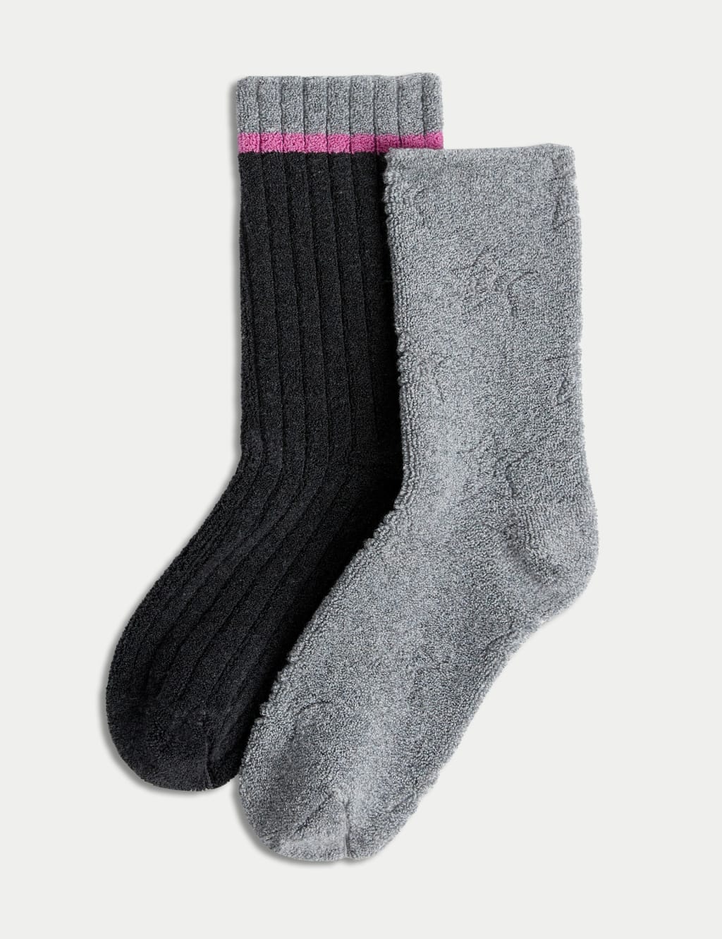 2pk Thermal Cotton Rich Ankle High Socks M S Collection M S