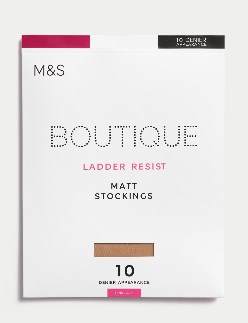 10 Denier Ladder Resist Matt Stockings 1 of 2