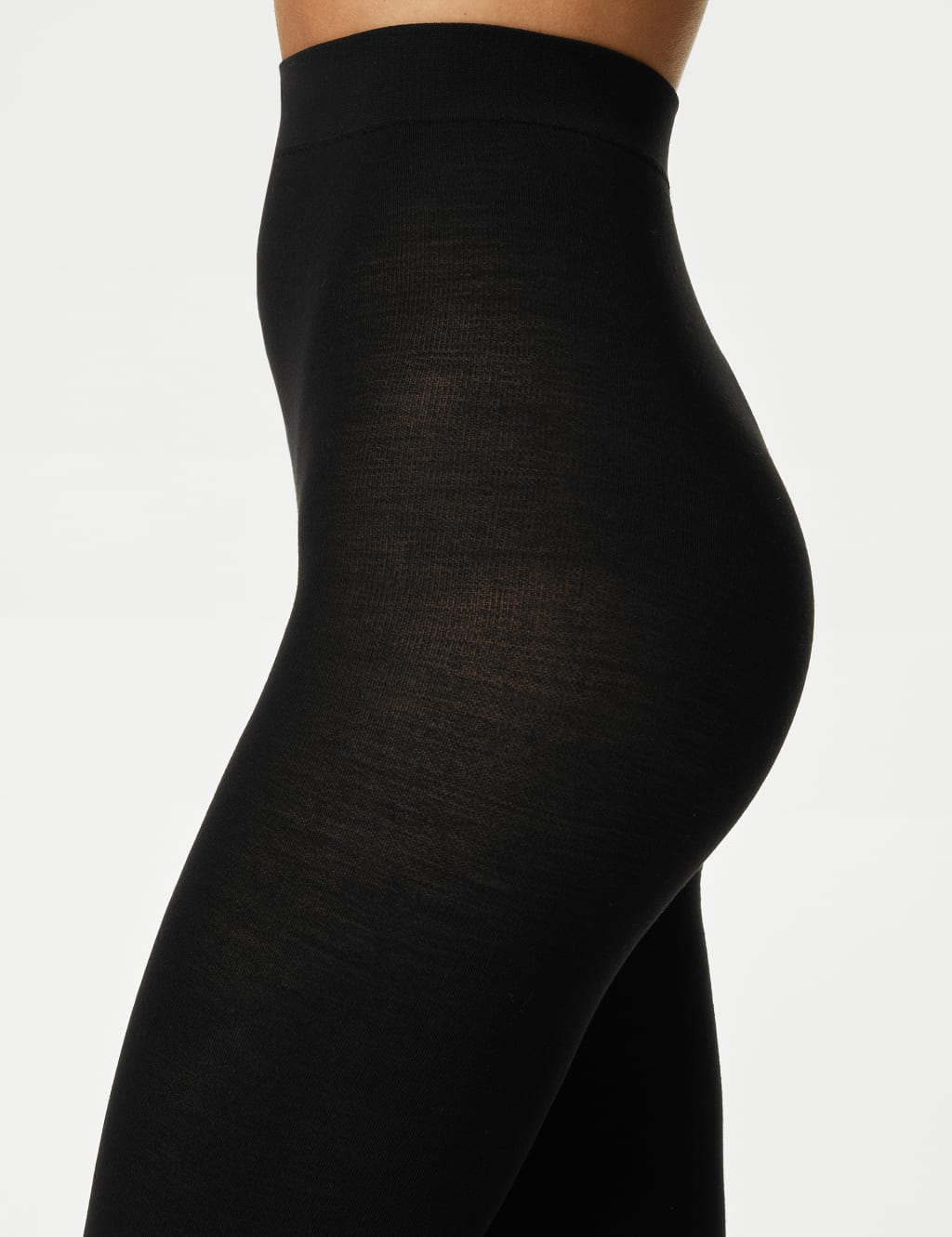 100 Denier Merino Wool Opaque Tights