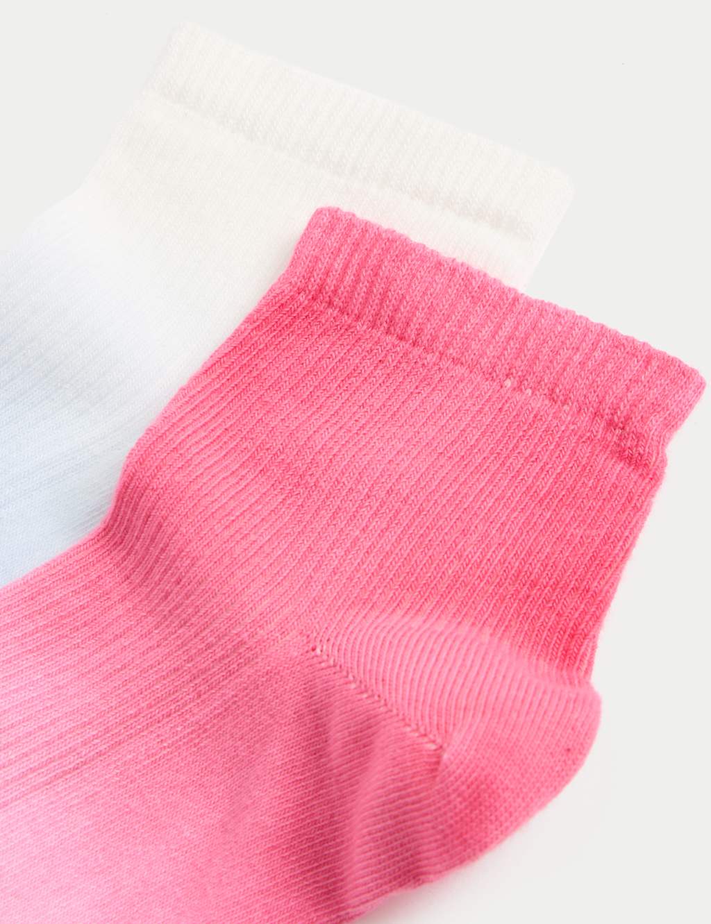 2pk Cotton Rich Ombre Quarter Socks 2 of 2