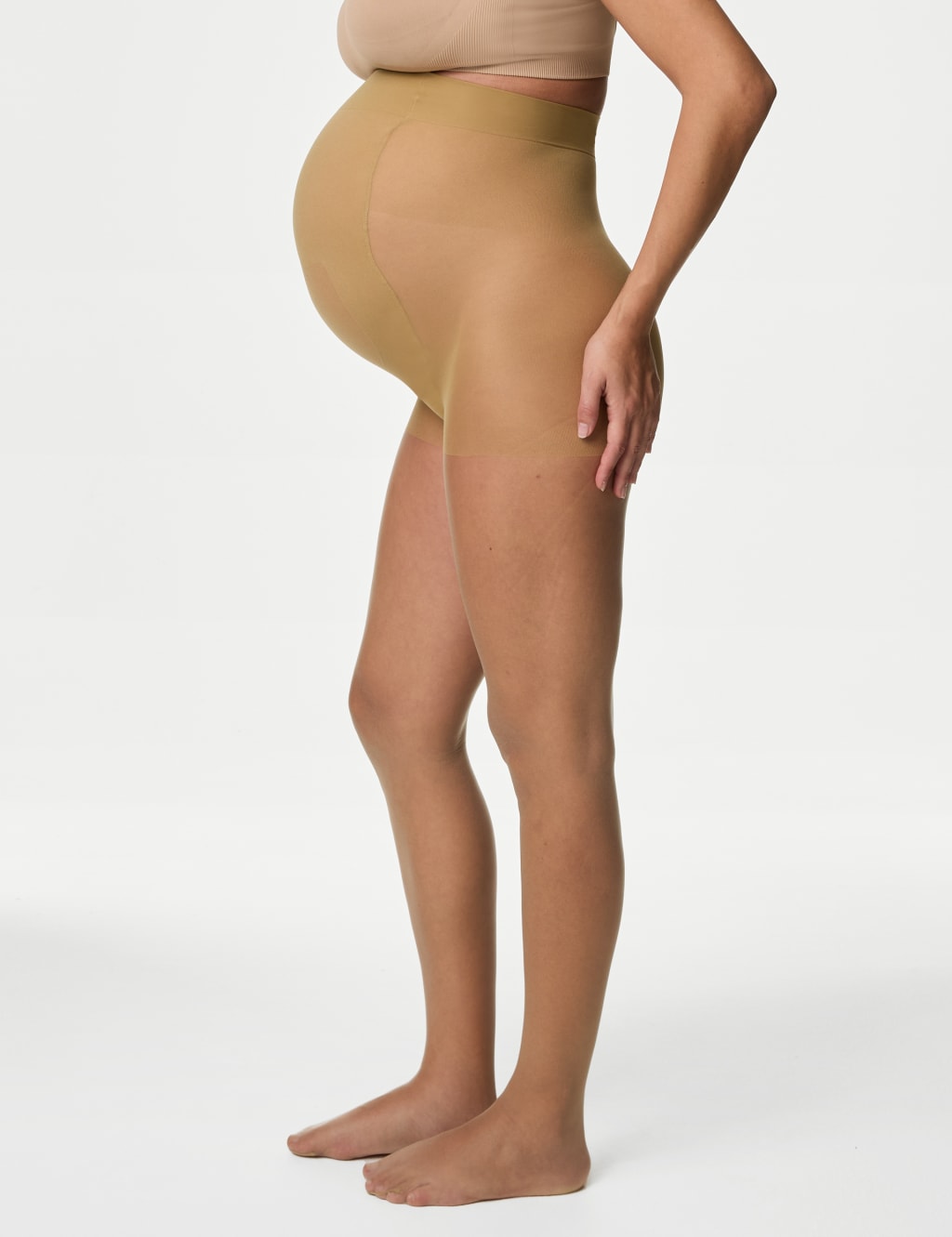 5 Denier Bare Invisible Maternity Tights M S Collection M S