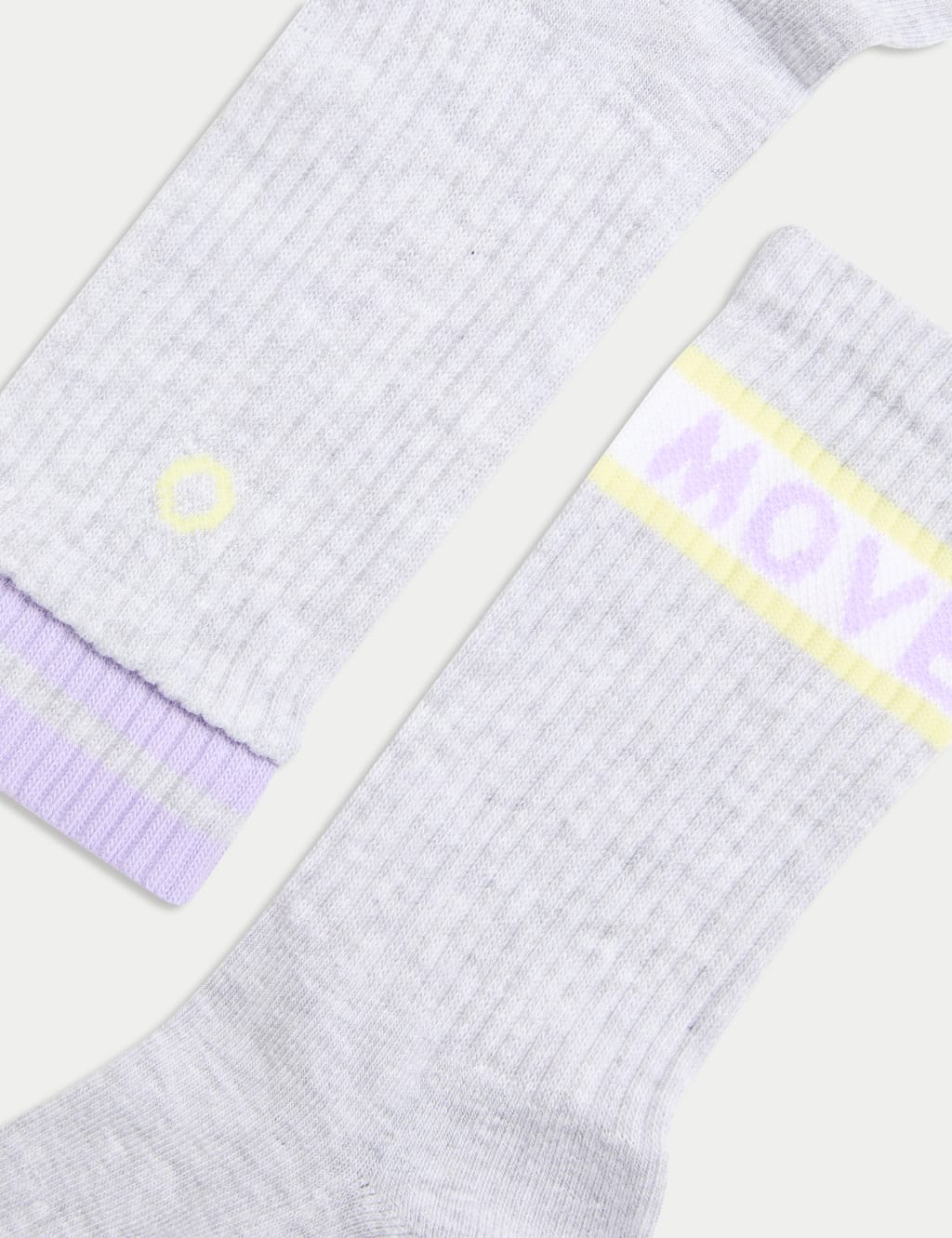 3pk Cotton Blend Ankle High Socks 2 of 2