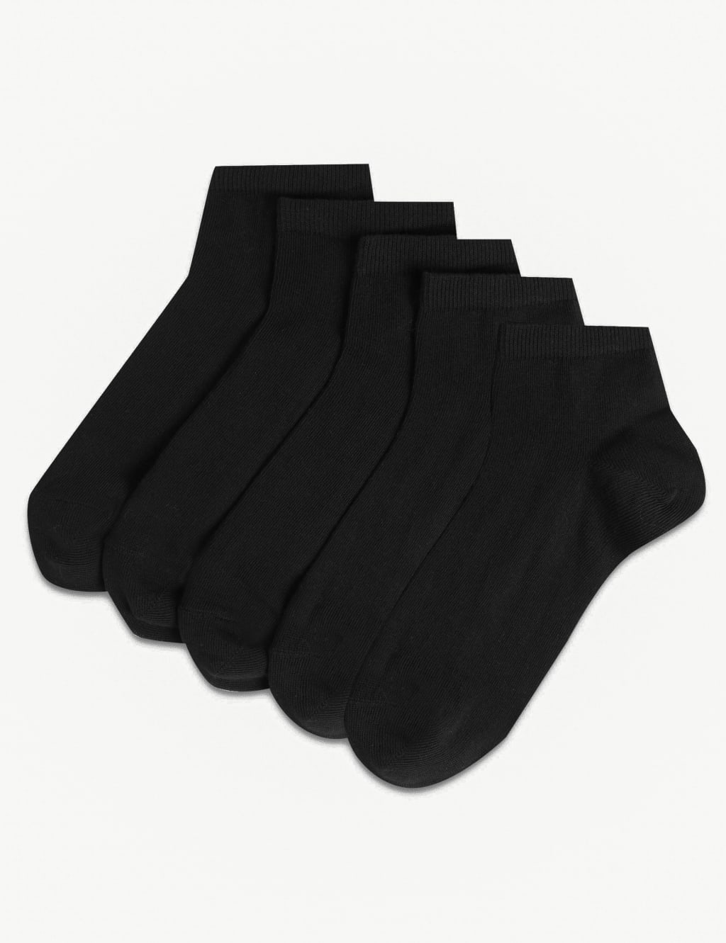 5 Pair Pack Cotton Rich Anklet Socks 2 of 2