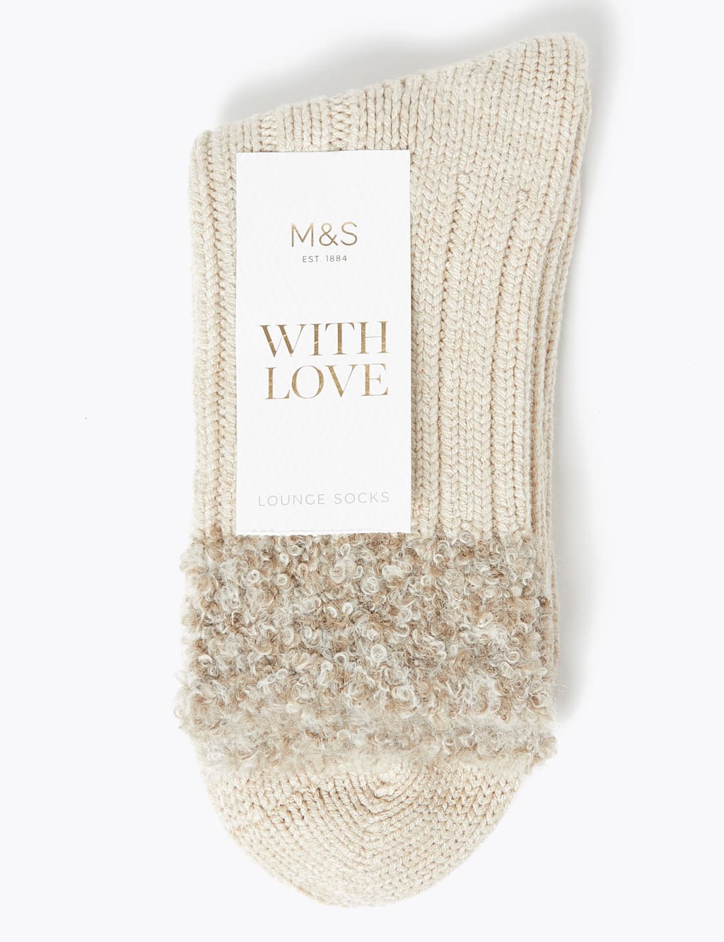 Boucle Lounge Ankle High Socks 1 of 2