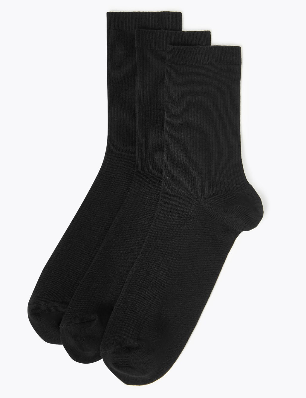 3pk Non Marking Ankle Socks 1 of 2