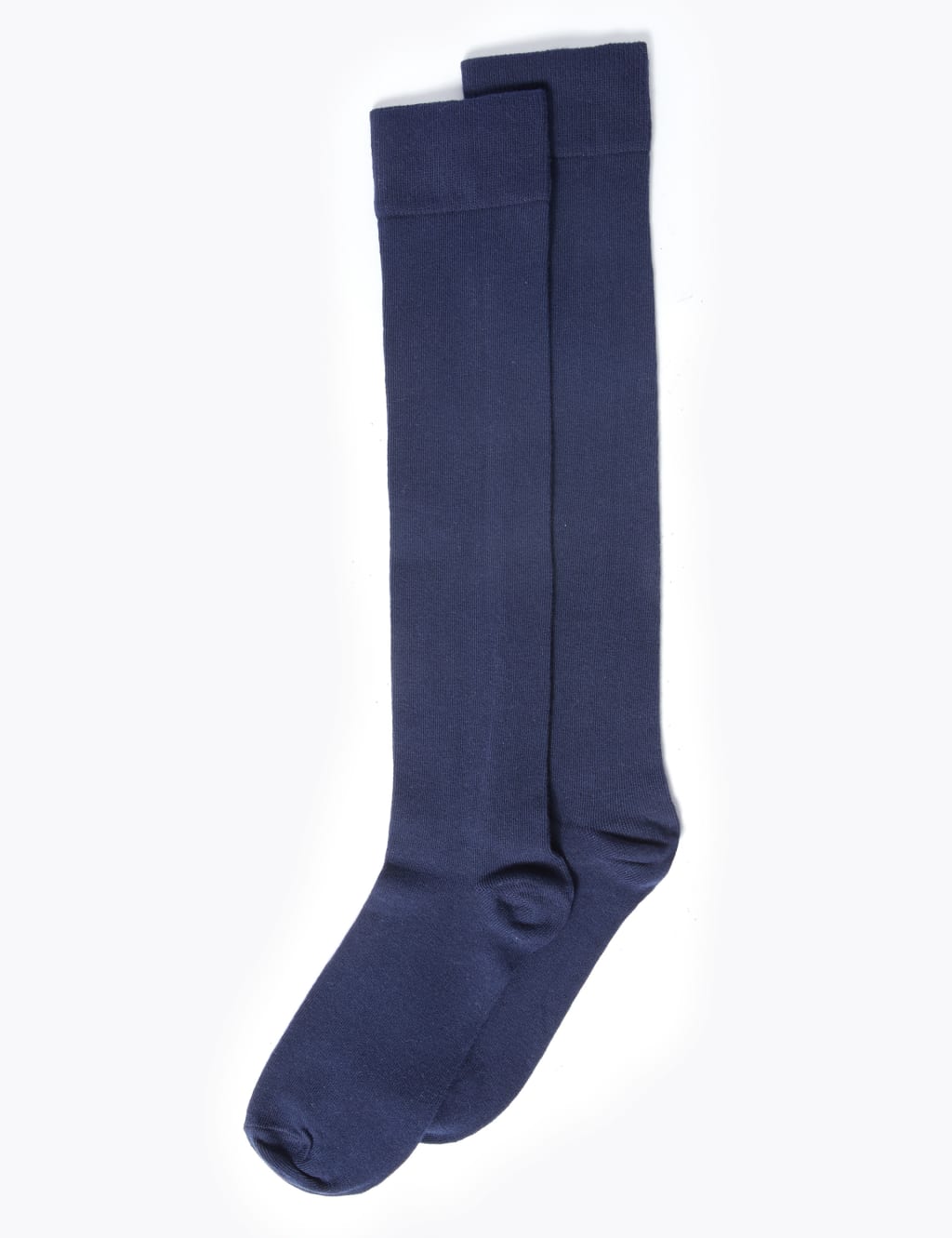 2pk Cotton Rich Knee High Socks 1 of 2