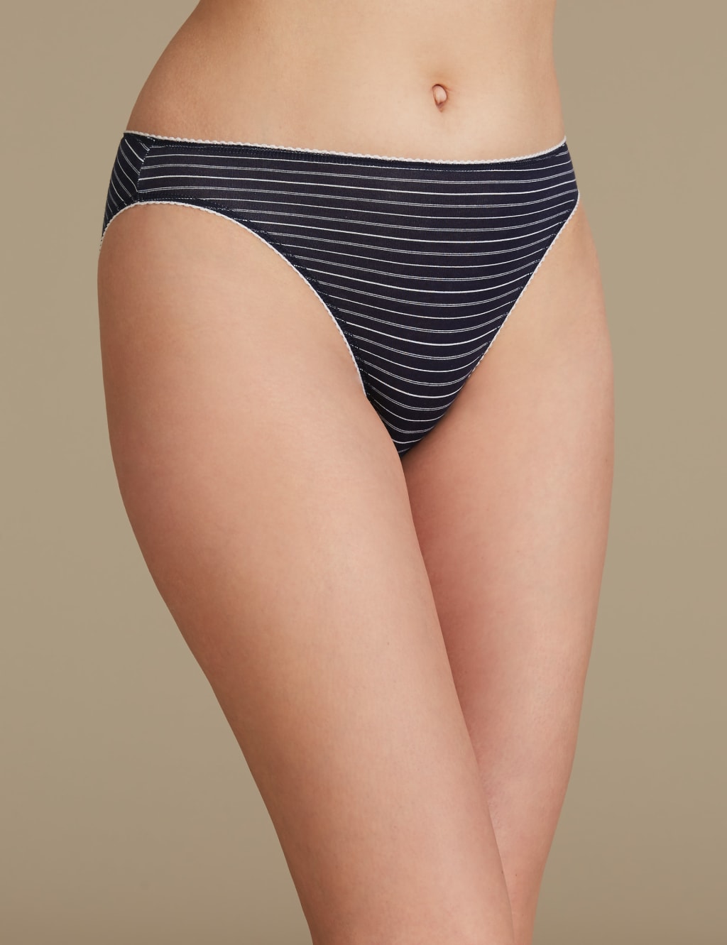 5 Pack Cotton Rich High Leg Knickers 3 of 4