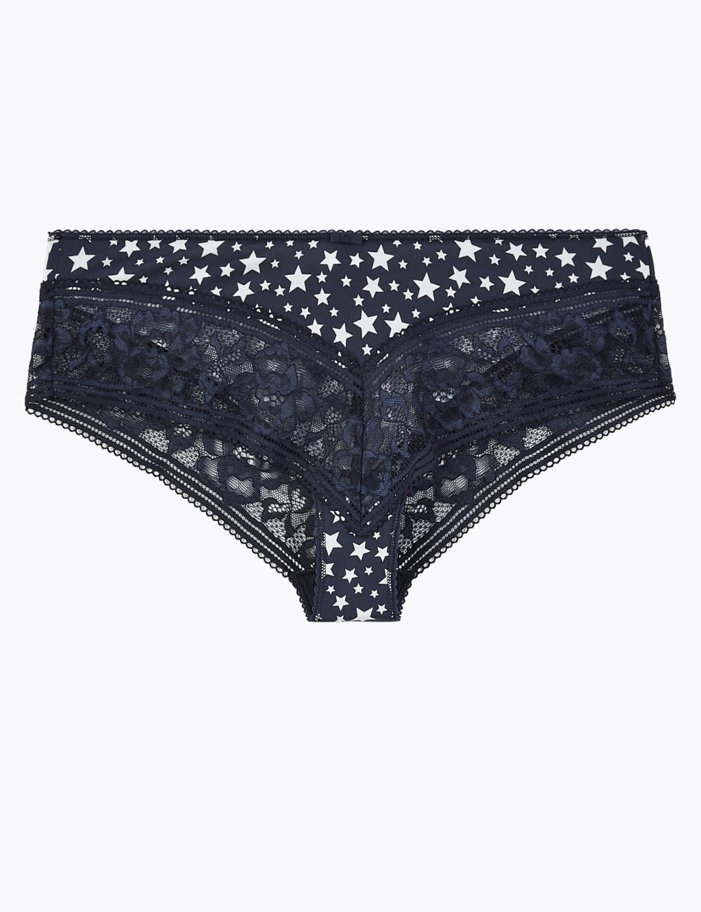 Louisa Lace Star Print Brazilian Knickers 1 of 2