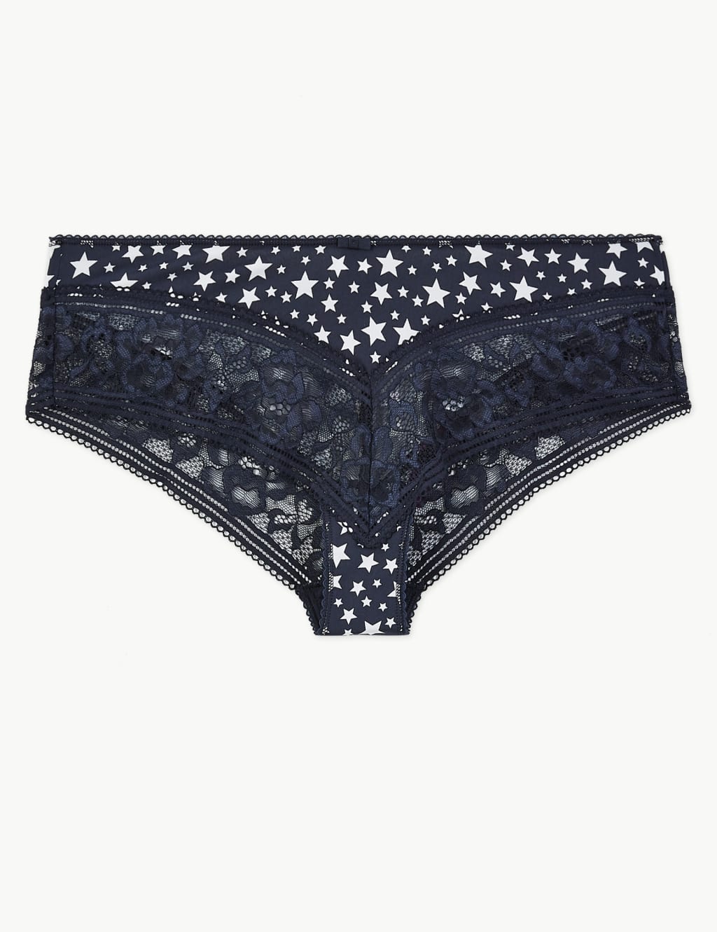 Louisa Lace Star Print Brazilian Knickers 2 of 2