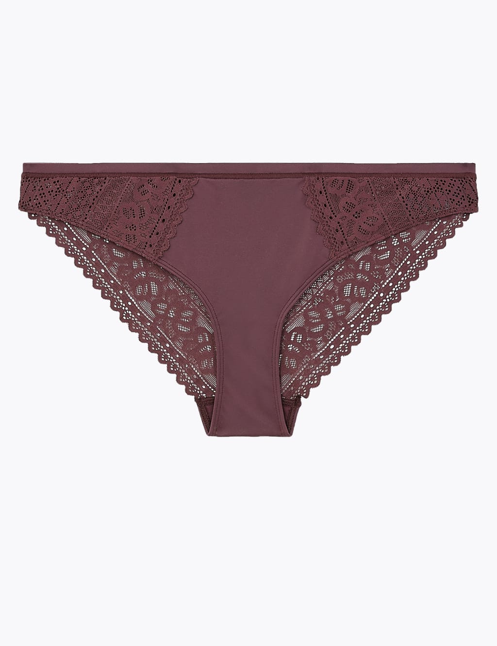 Sumptuously Soft™ Lace Brazilian Knickers 1 of 3
