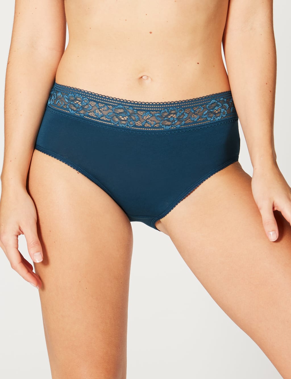 5 Pack Cotton Rich Midi Knickers 3 of 4