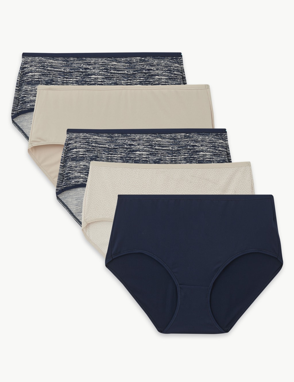 5 Pack No VPL Microfibre Midi Knickers 1 of 4