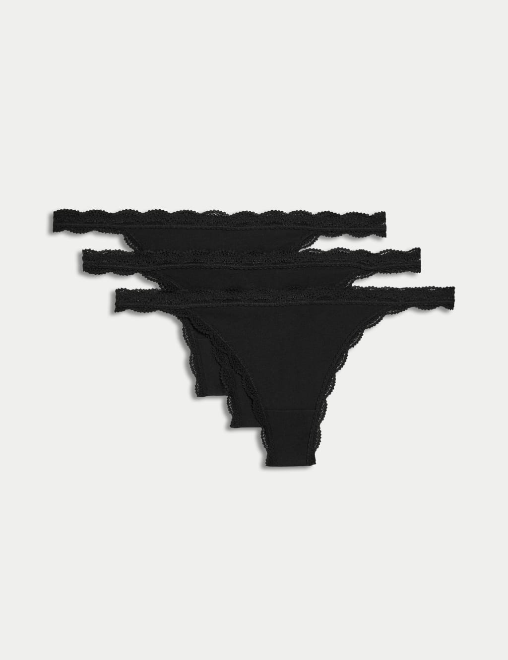 3pk Cotton Rich Tanga Thongs 1 of 5