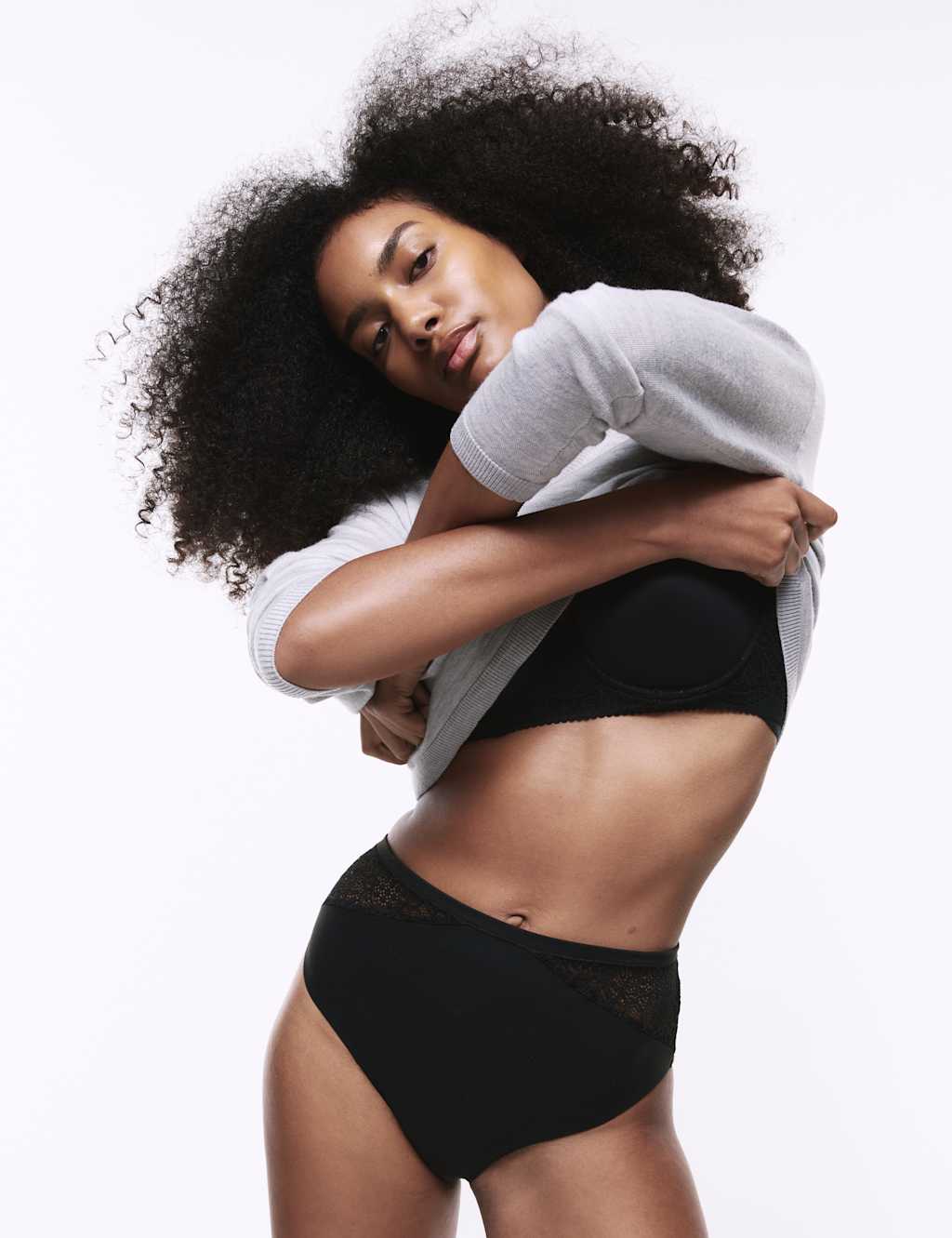 3pk Body Soft™ High Waisted Brazilian Knickers 3 of 5