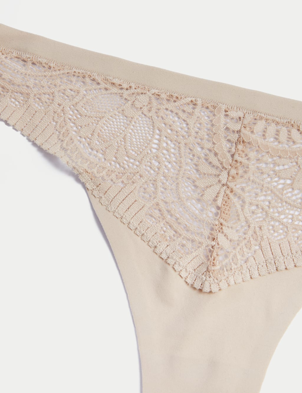 3pk Body Soft™ Lace Thongs 5 of 5