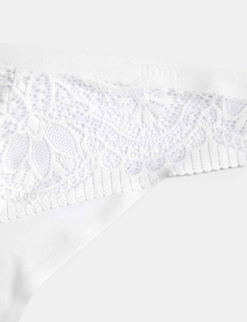 3pk Body Soft™ Lace Thongs 5 of 5