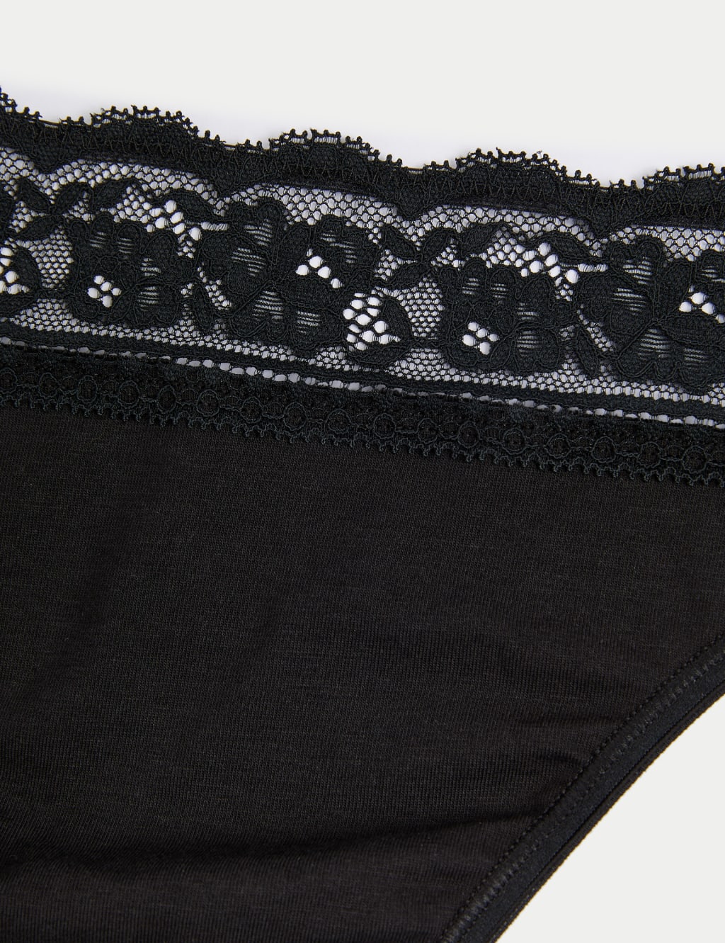 5pk Cotton Lycra® & Lace Knickers 6 of 6