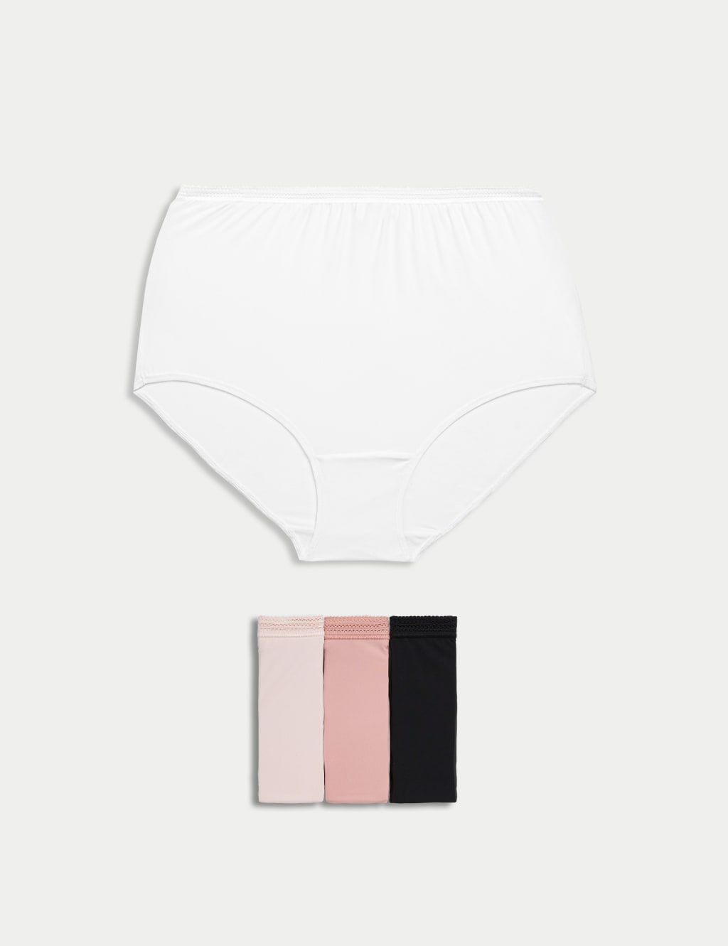 4pk Microfibre Full Briefs 1 of 5