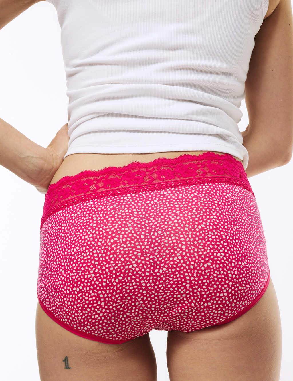 5pk Cotton Rich Printed High Rise Shorts 4 of 5