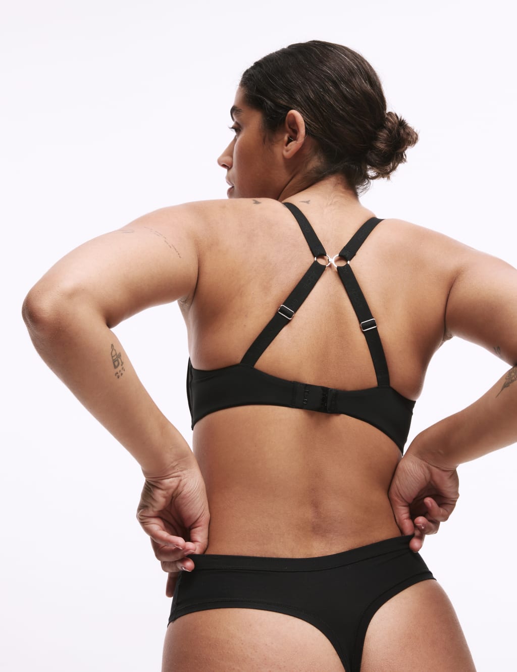 3pk Flexifit™ Modal High Waisted Thongs 4 of 5