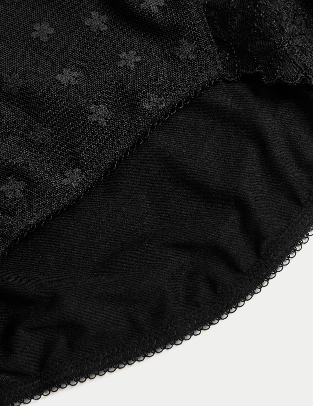 3pk Daisy Embroidery High Leg Knickers 6 of 6