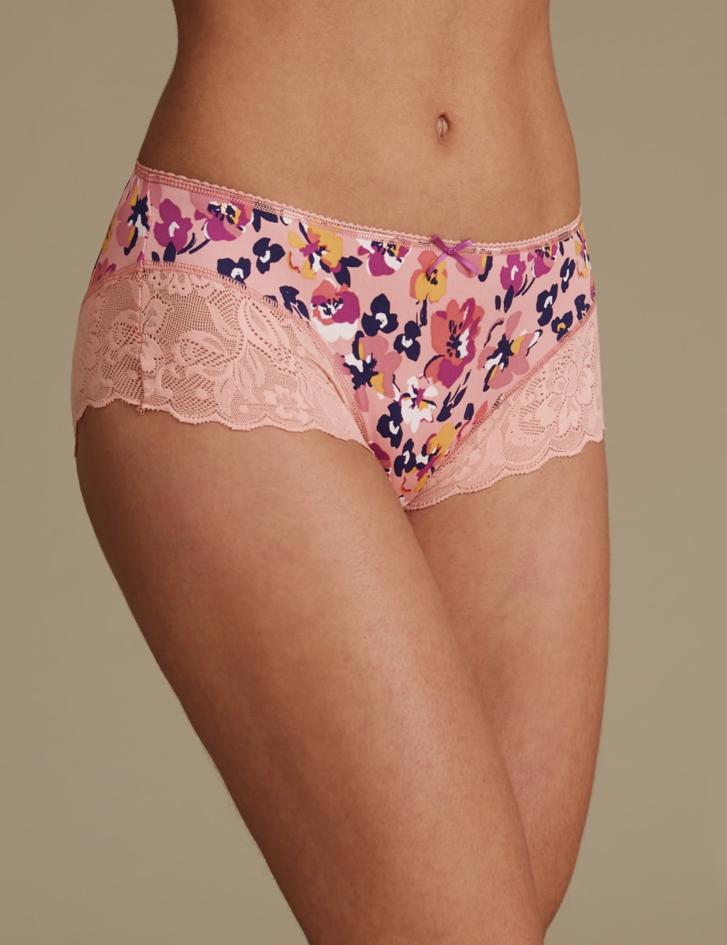 Floral Print Midi Knickers 1 of 3