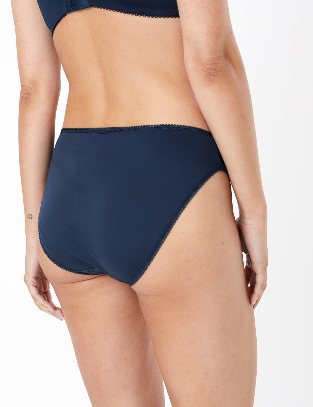 Jacquard & Lace High Leg Knickers 3 of 5