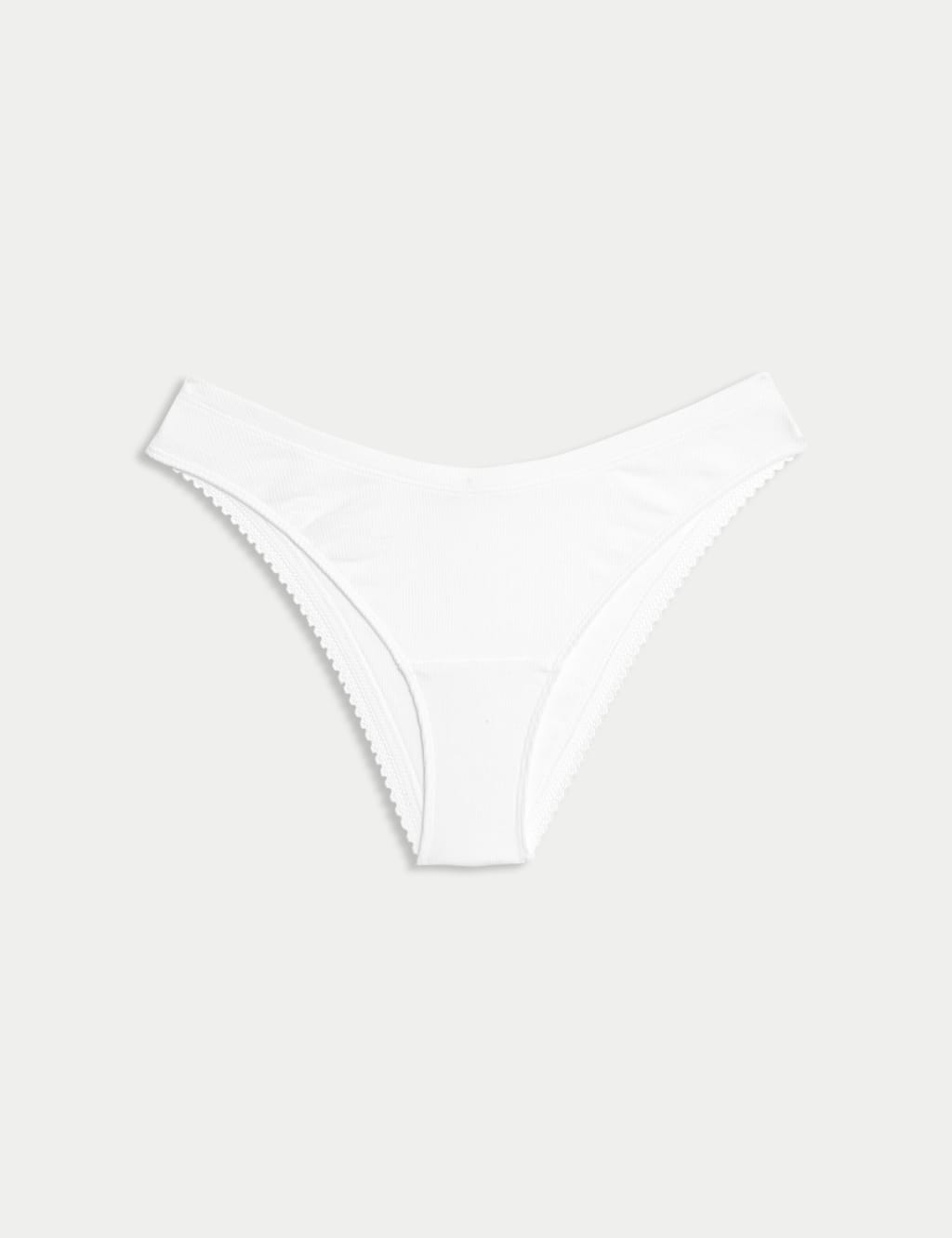 Cotton Rich Rib Miami Knickers 1 of 2