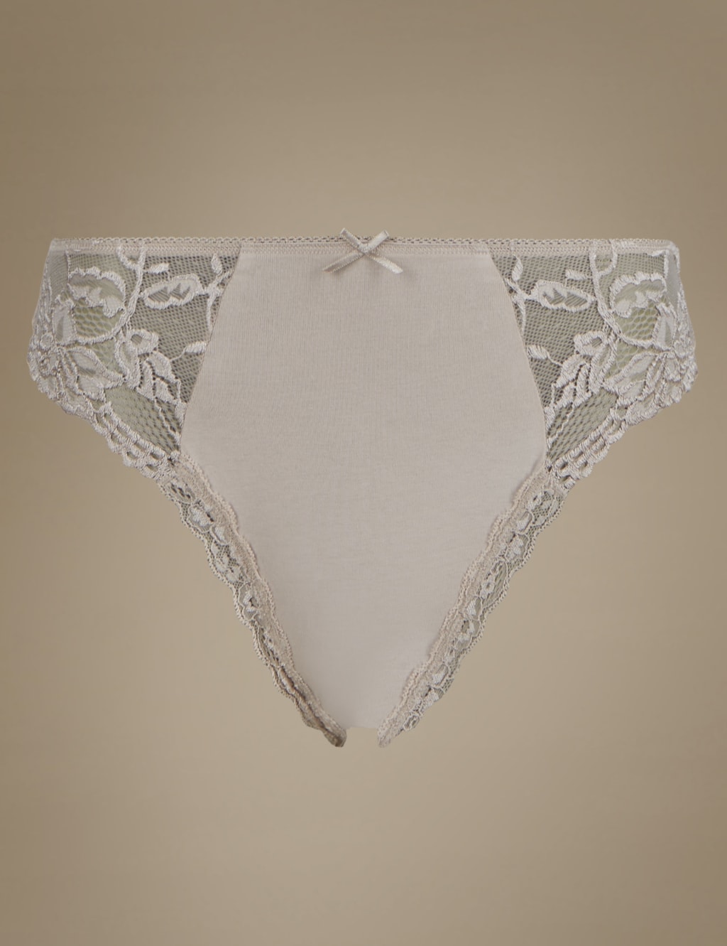Lace High Leg Knickers 1 of 3