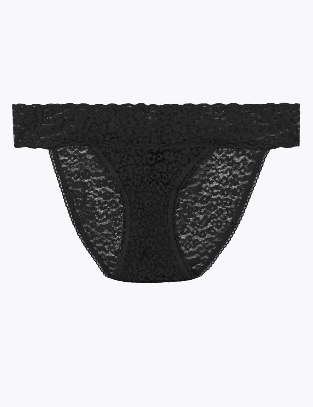 Cotton & Lace Bikini Knickers 1 of 3