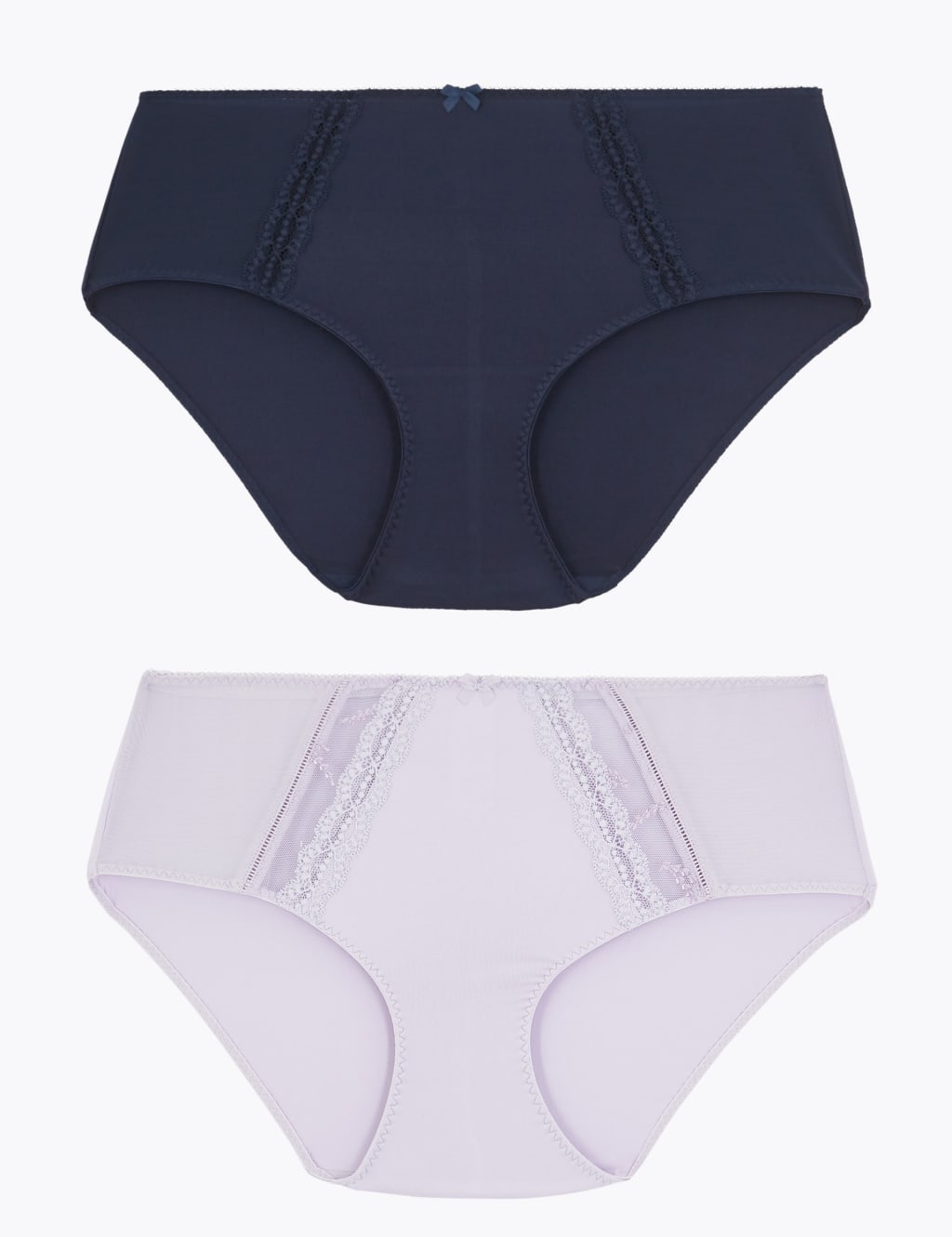 2 Pack Harvest Embroidered Midi Knickers 1 of 7