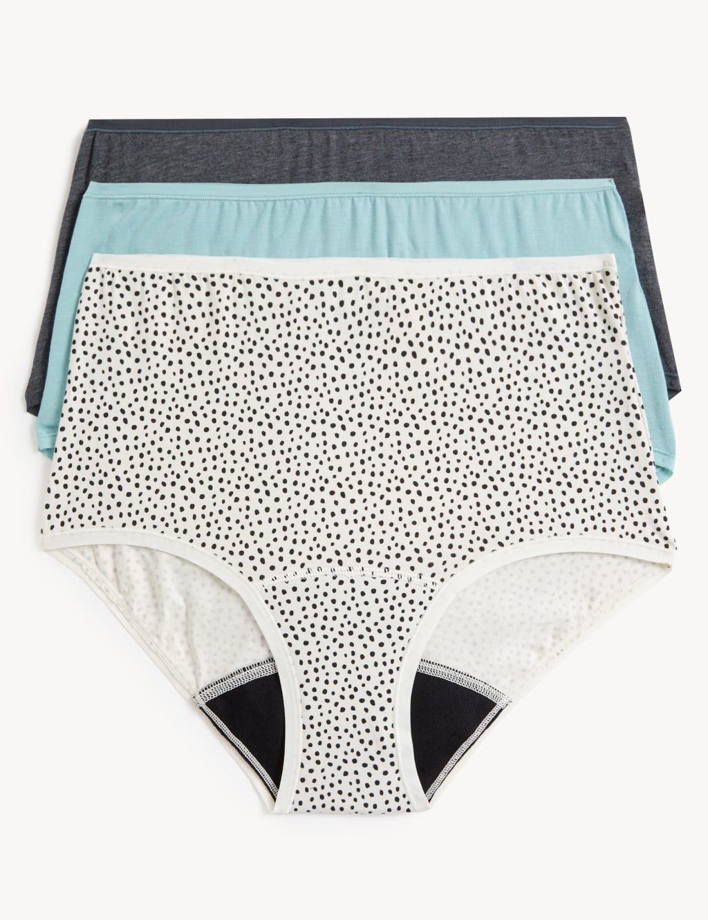 3pk Moderate Absorbency Period Full Briefs 1 of 3