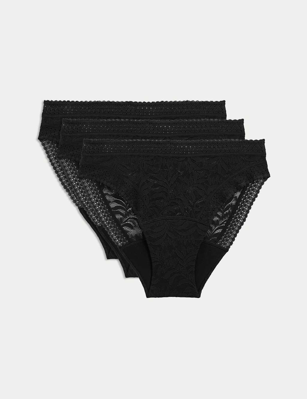 3pk Heavy Absorbency Period High Leg Knickers 1 of 6