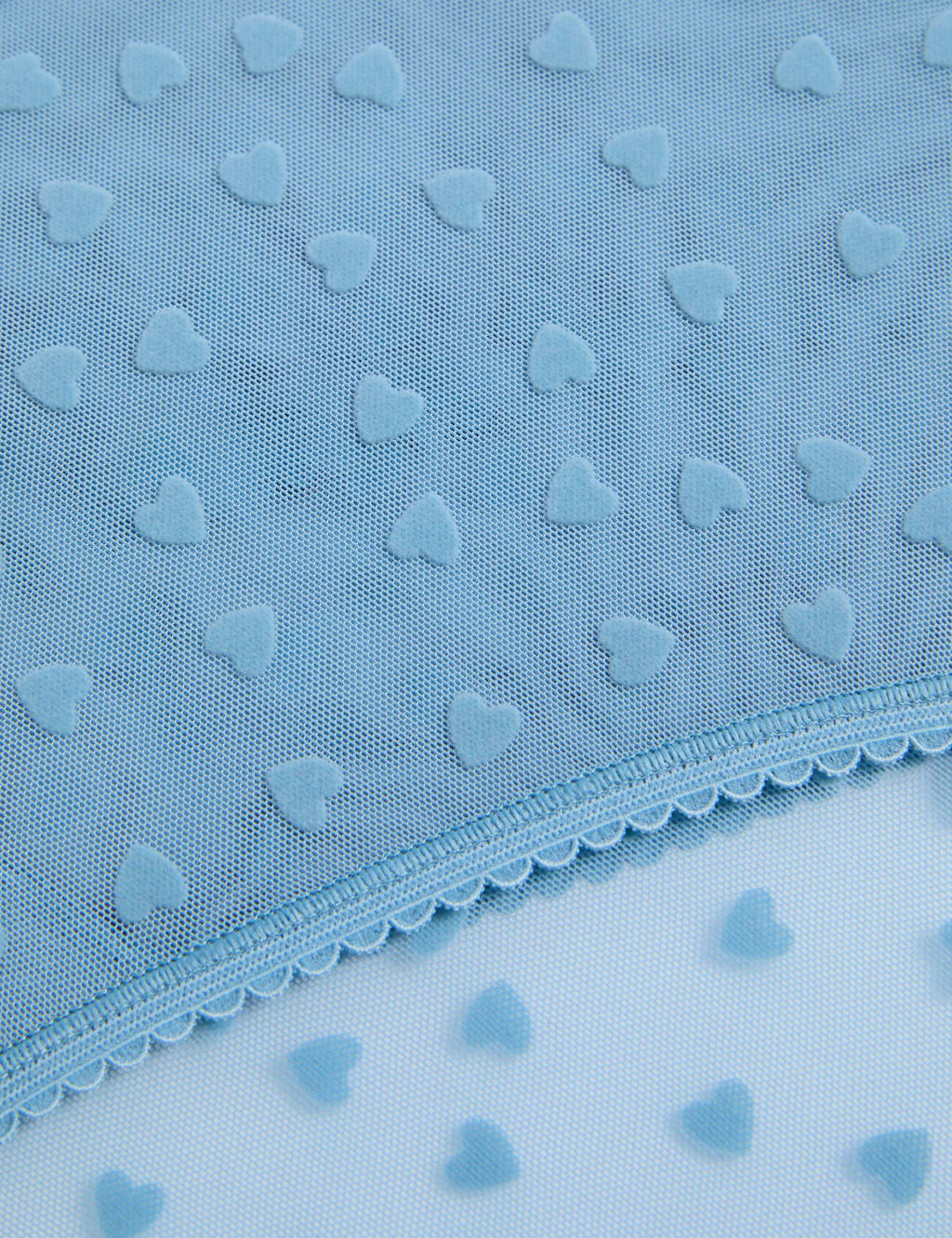 3pk Heart Flock High Leg Knickers 5 of 5